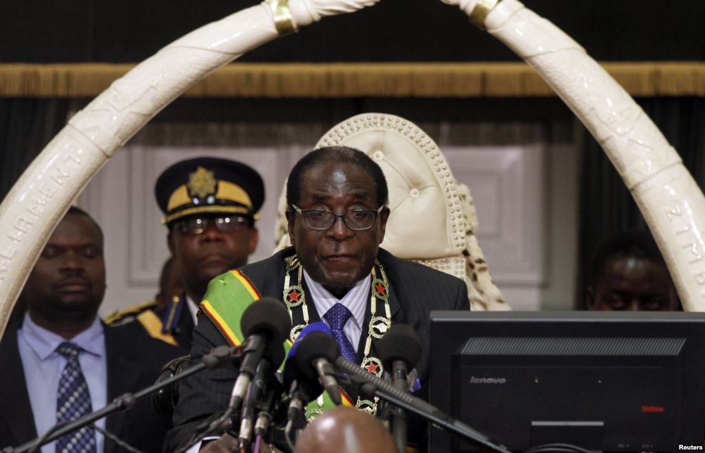 Mugabe opens 1st session of 8th Parliament